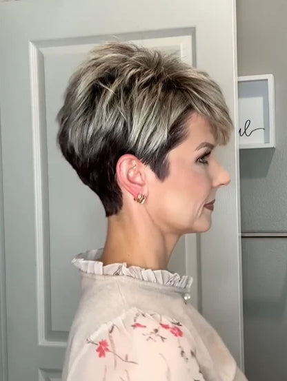 Deep Part Pixie Wig