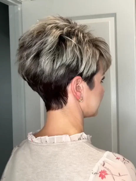 Deep Part Pixie Wig