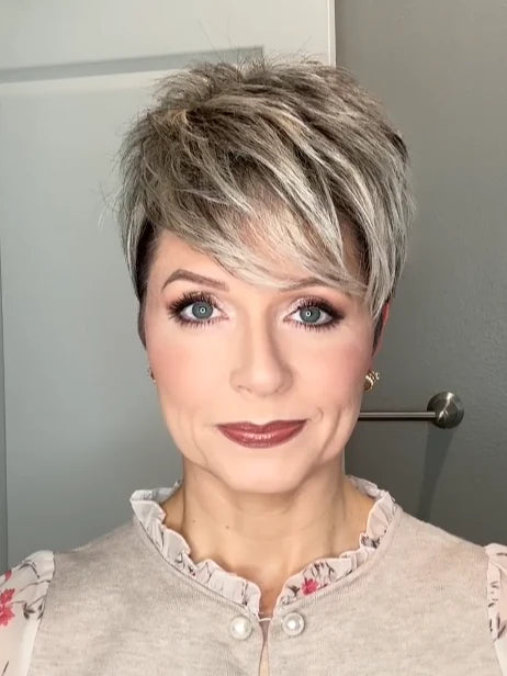 Deep Part Pixie Wig