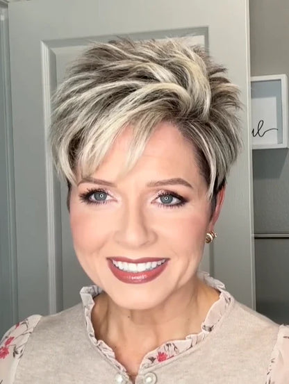 Deep Part Pixie Wig