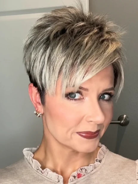 Deep Part Pixie Wig