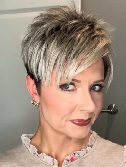 Deep Part Pixie Wig